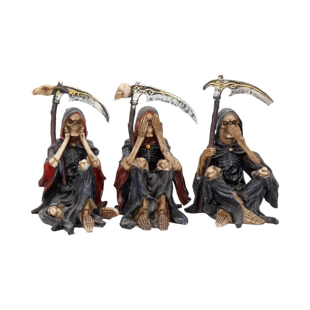 Nemesis Now Something Wicked (Set di Tre) - Statuetta, 13 cm, Colore: Nero