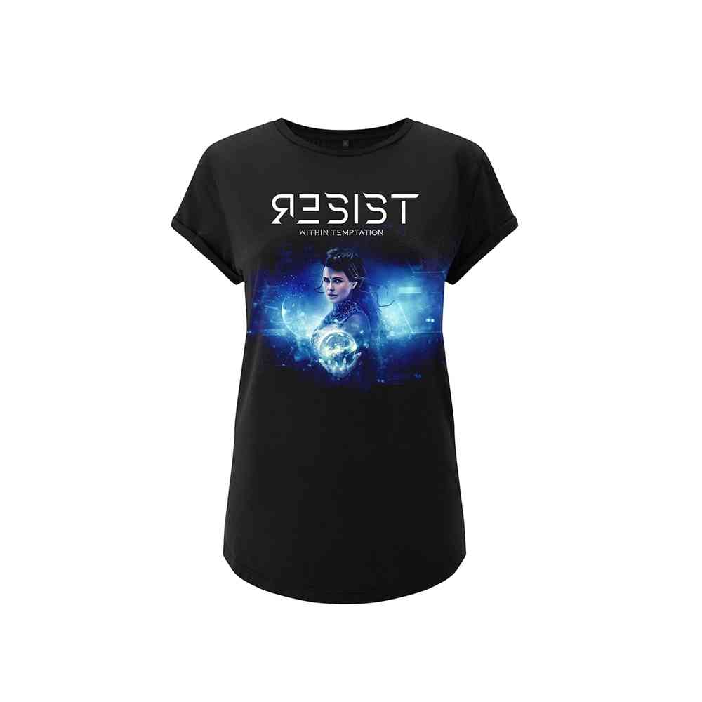 Within Temptation sont pour titre Resist Orb "Femme Ajusté T-shirt-NOUVEAU & OFFICIEL!